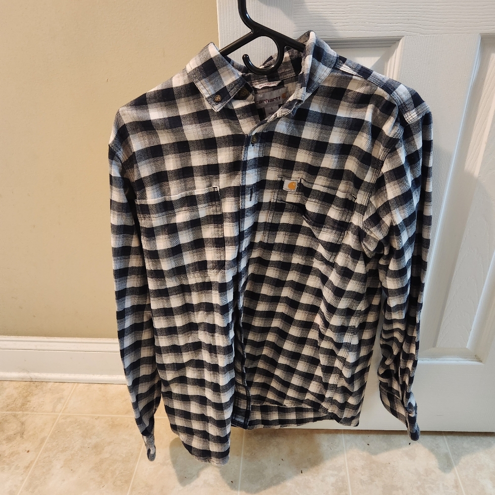 Carhartt Black & White Checkered Flannel